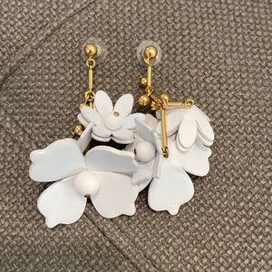 Jcrew Statement Flower Earrings